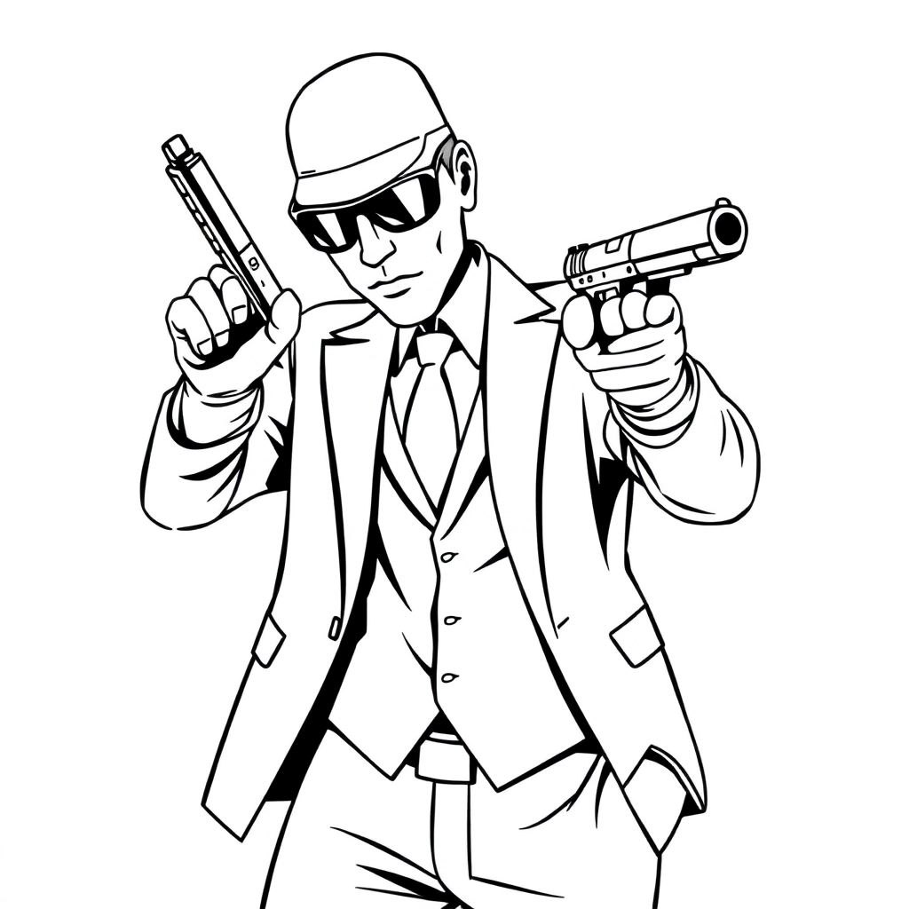 007 Páginas para Colorear