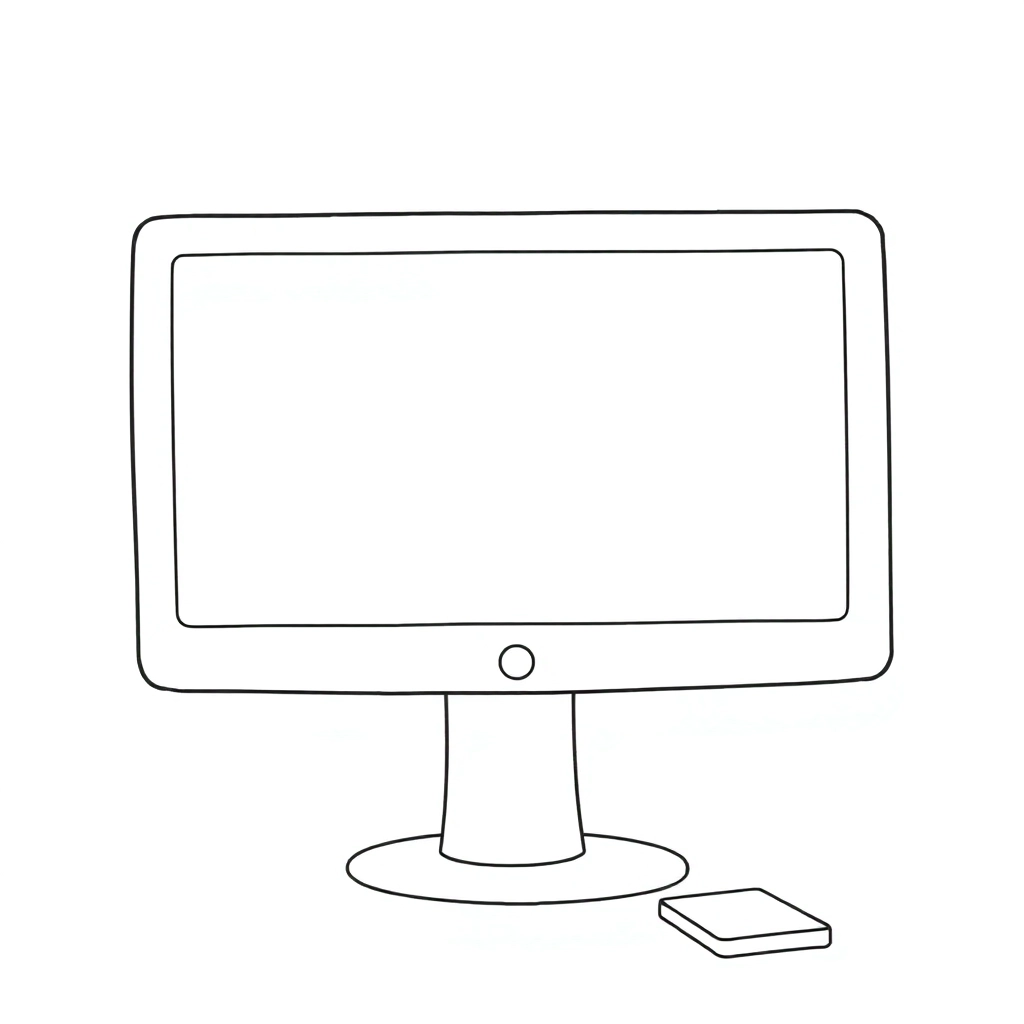lcd monitor صفحات التلوين