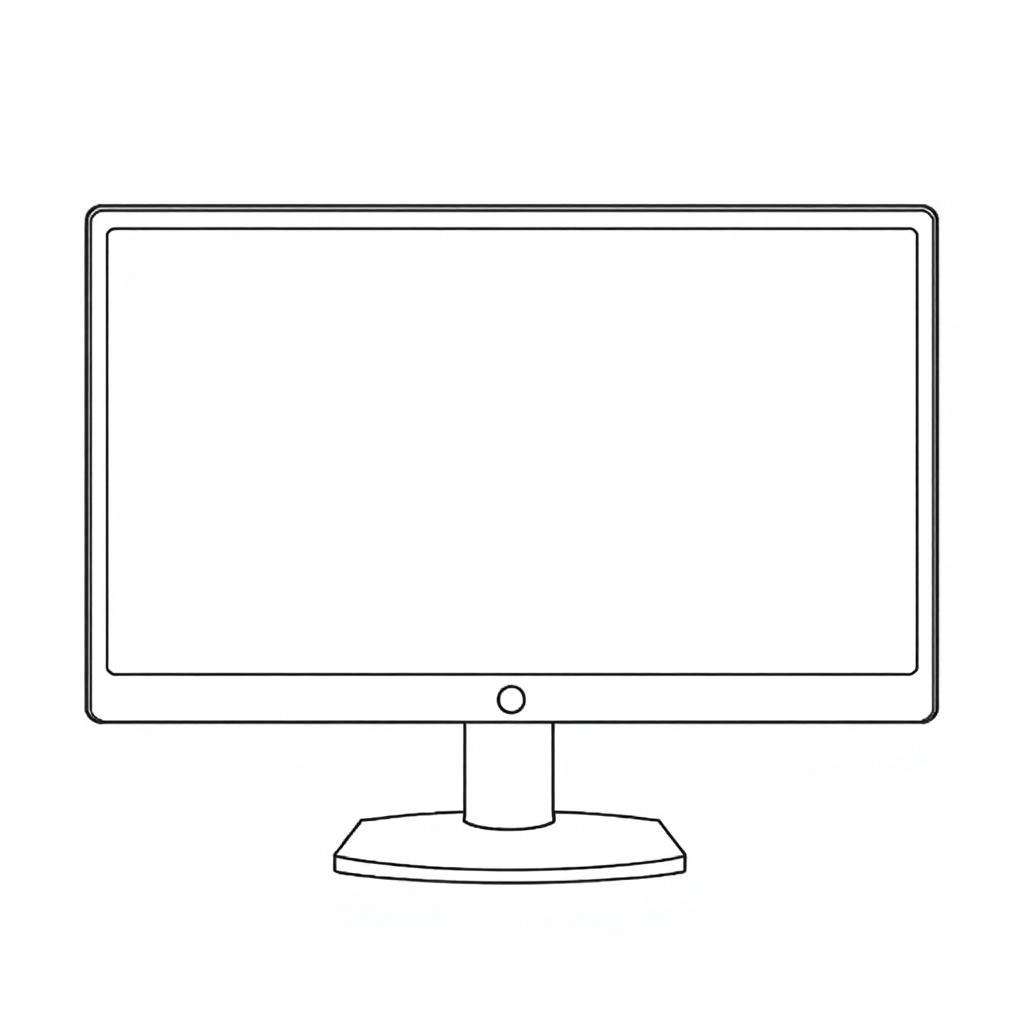 lcd monitor صفحات التلوين