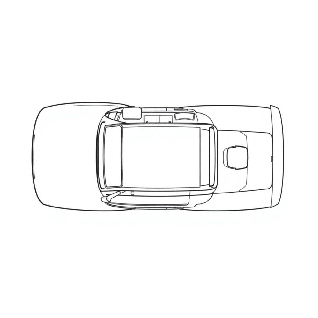 我需要BMW M3 E36 RACING从上往下看的俯视图 Coloring Pages