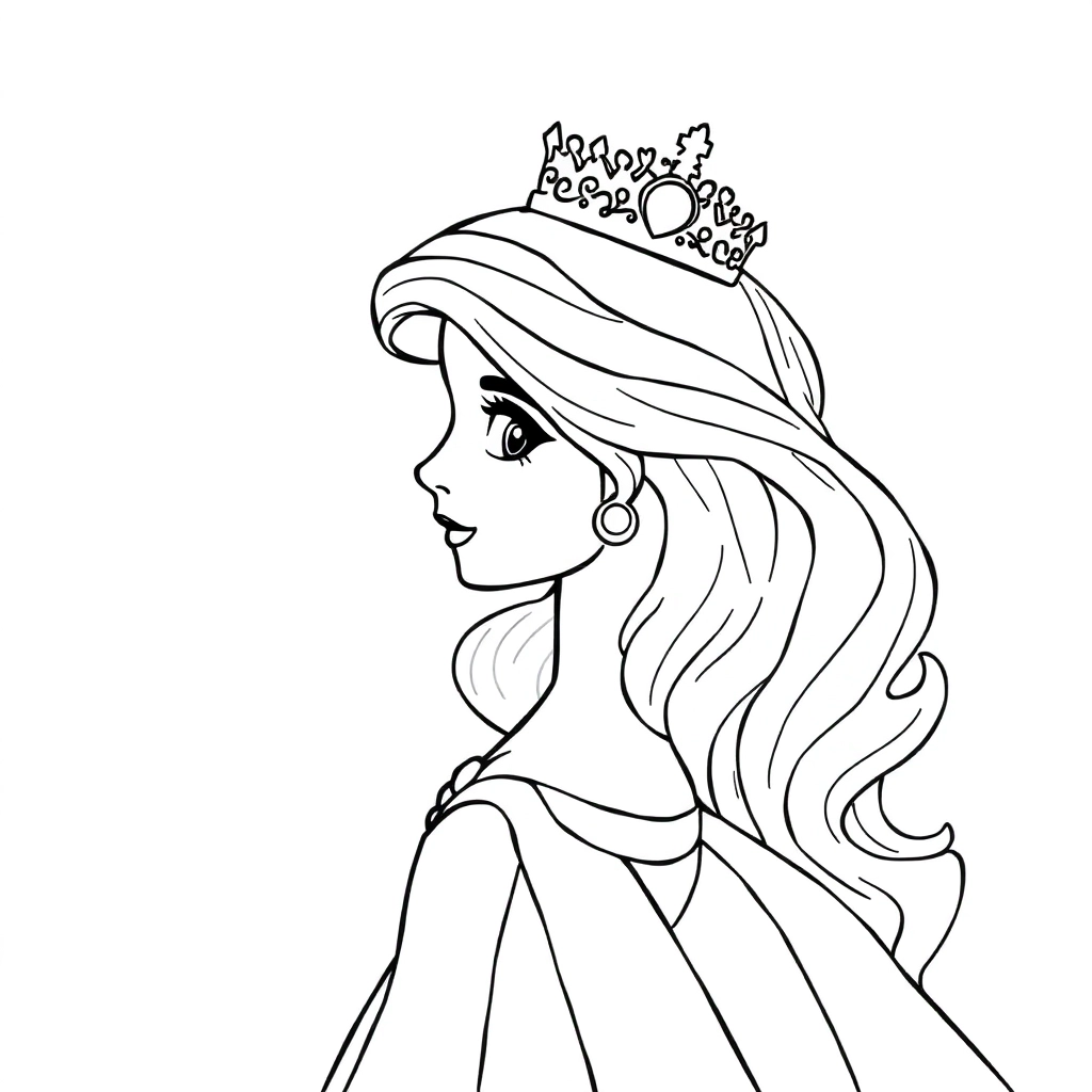 公主 Coloring Pages