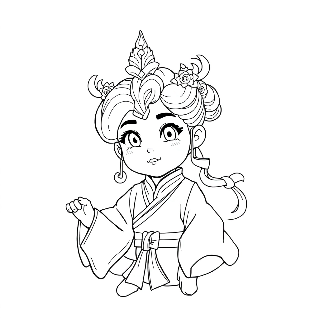 哪吒m g Coloring Pages