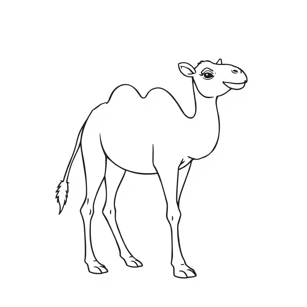 camel صفحات التلوين