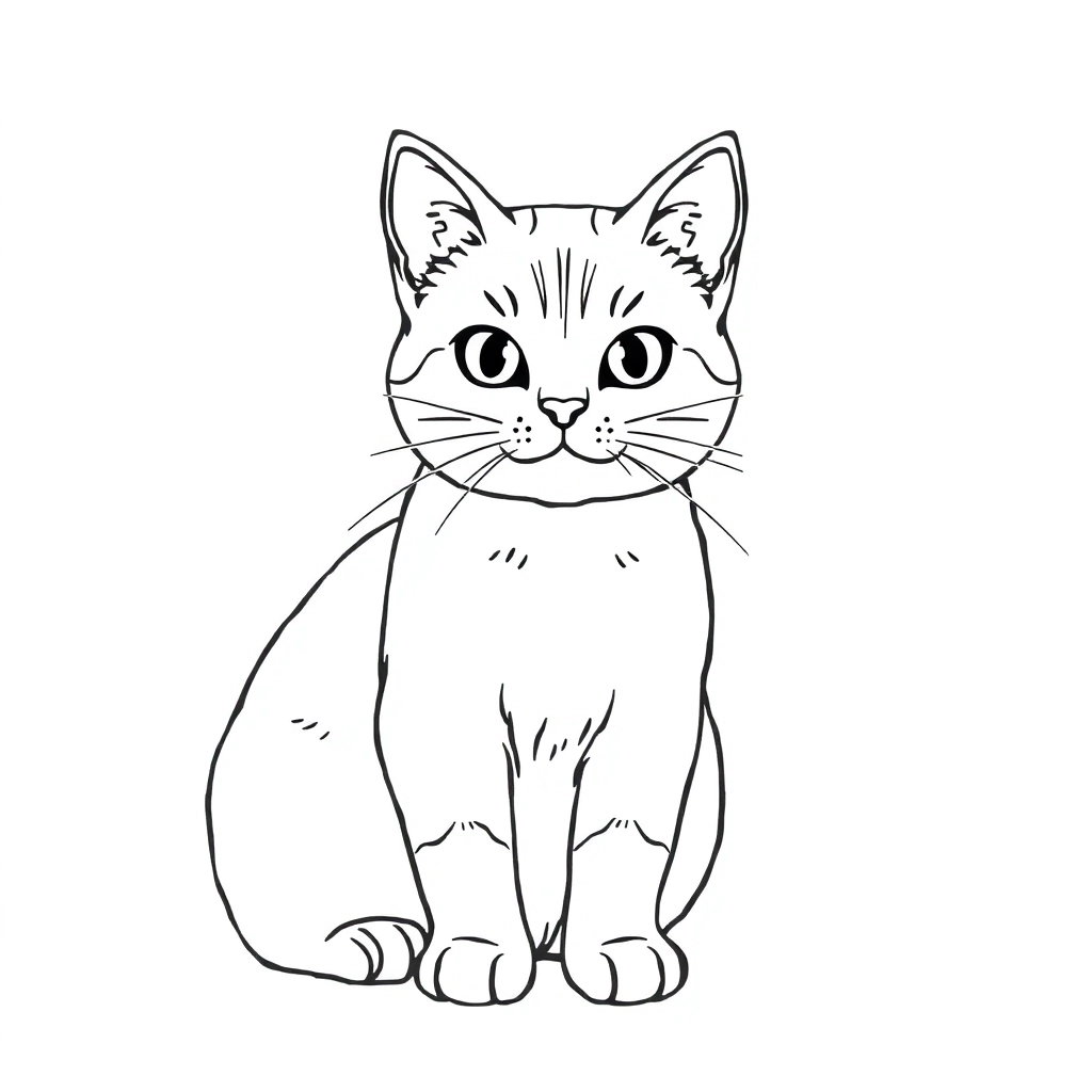 猫 صفحات التلوين