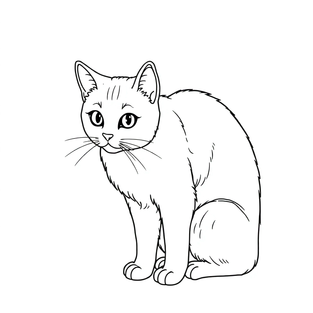 许愿猫 صفحات التلوين