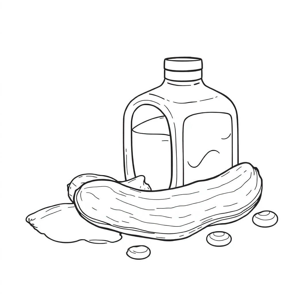 The ancient method of squeezing peanut oil Páginas para Colorear
