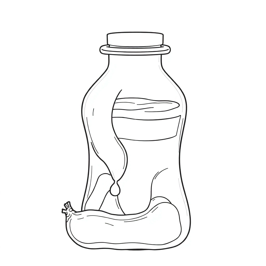 The ancient method of squeezing peanut oil Páginas para Colorear