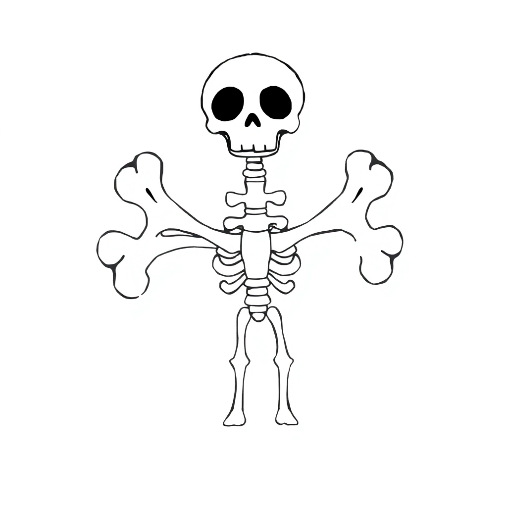 笃笃骨 Coloring Pages