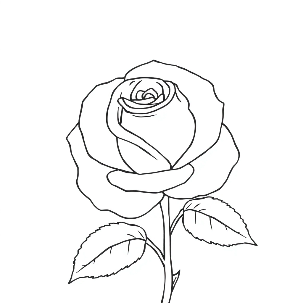 damask rose Coloring Pages