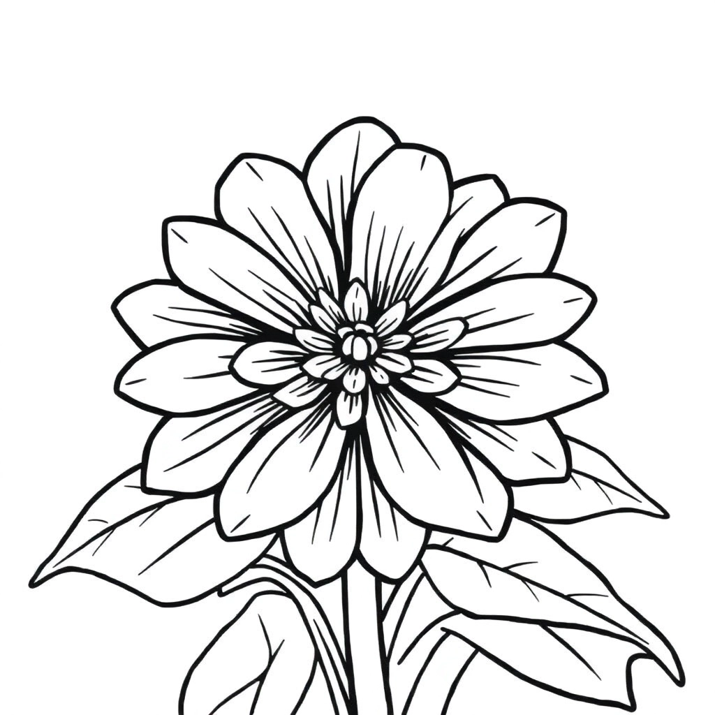 花朵 Coloring Pages