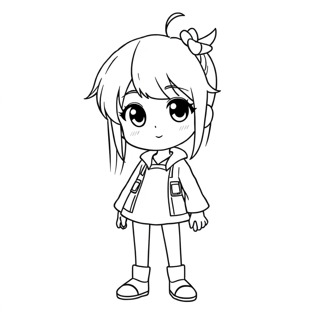 动漫角色 Coloring Pages