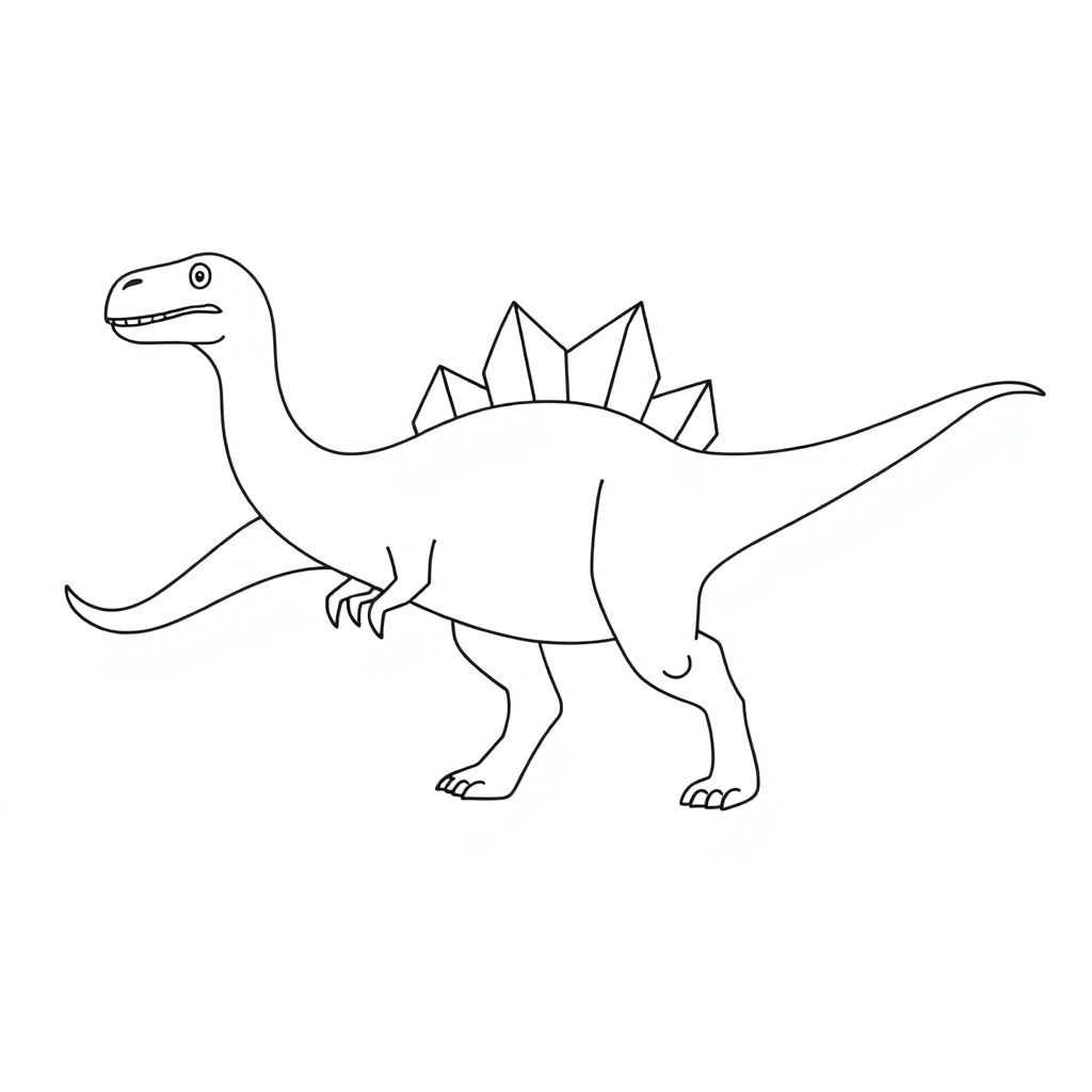 dinosaur Páginas para Colorear