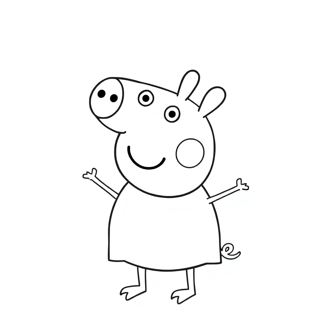 Peppa pog Páginas para Colorear