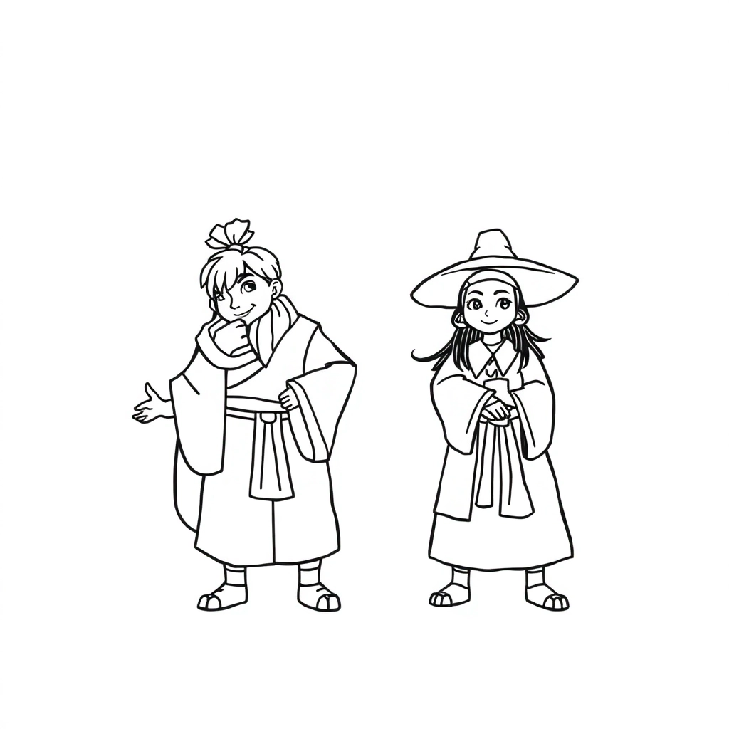 西游记 Páginas para Colorear