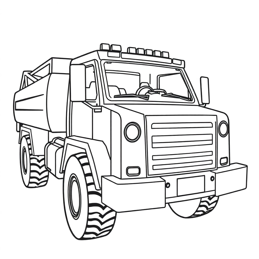 工程车 Páginas para Colorear