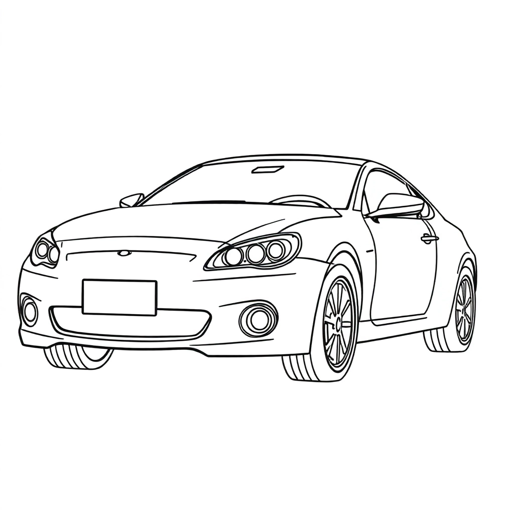 Auto parts Coloring Pages