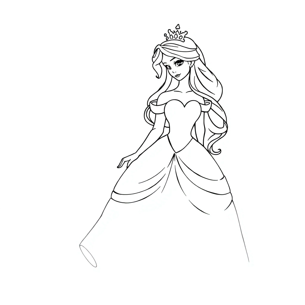 Petite princess Páginas para Colorear