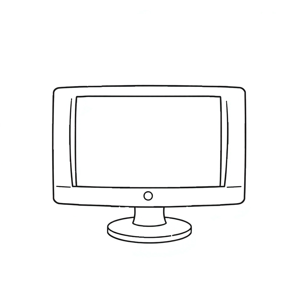 モニタリング线稿 Coloring Pages