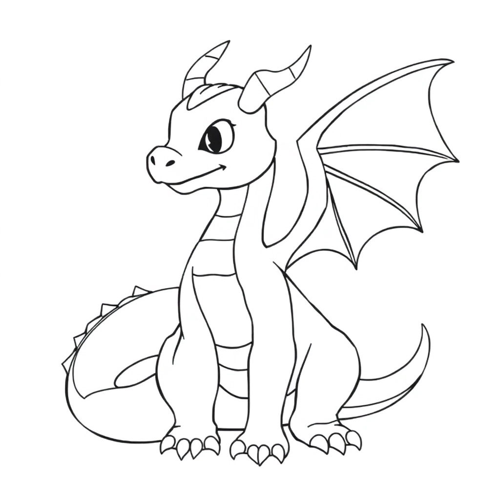 飞天龙 Coloring Pages
