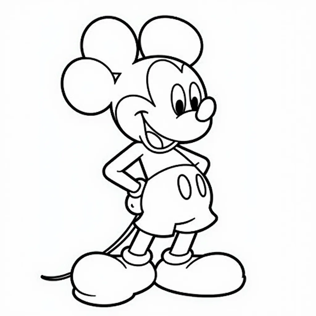 mickey mouse coloring pages