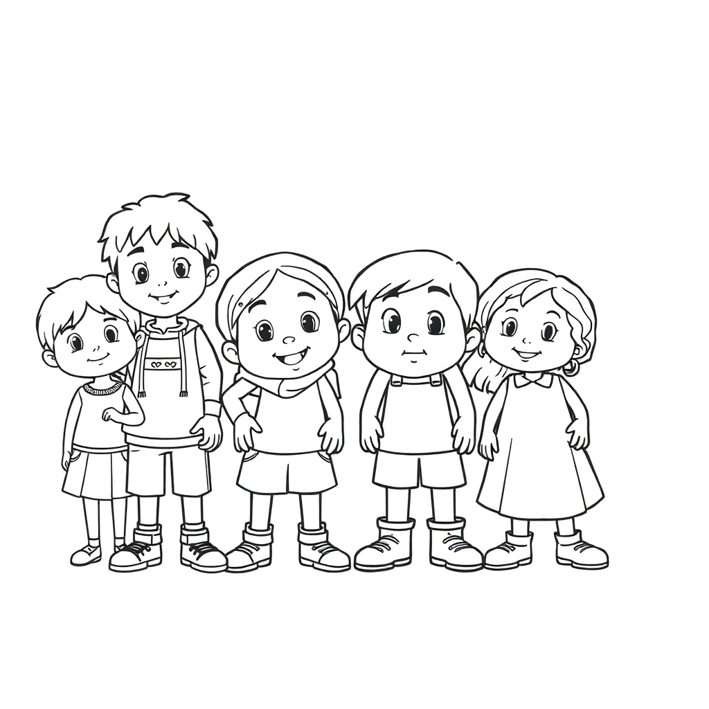 personas Páginas para Colorear