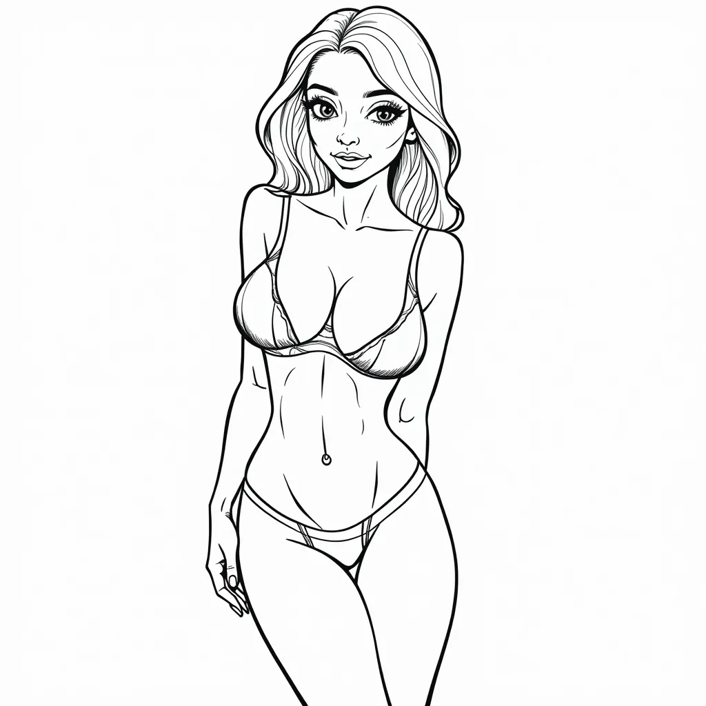 sex lady coloring pages