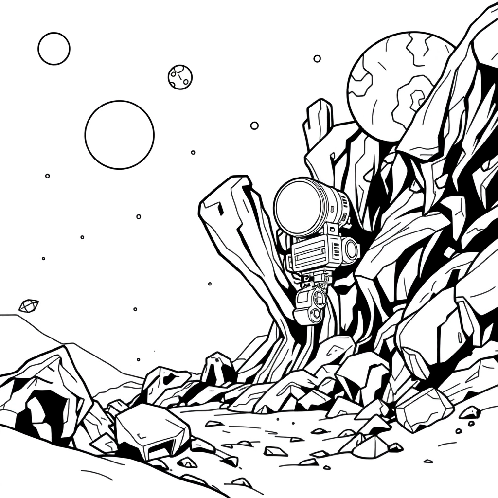 科幻画 Coloring Pages