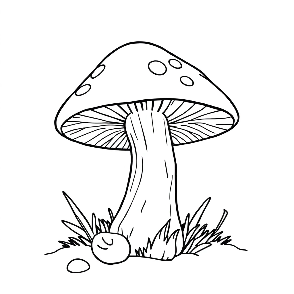 蘑菇 Coloring Pages