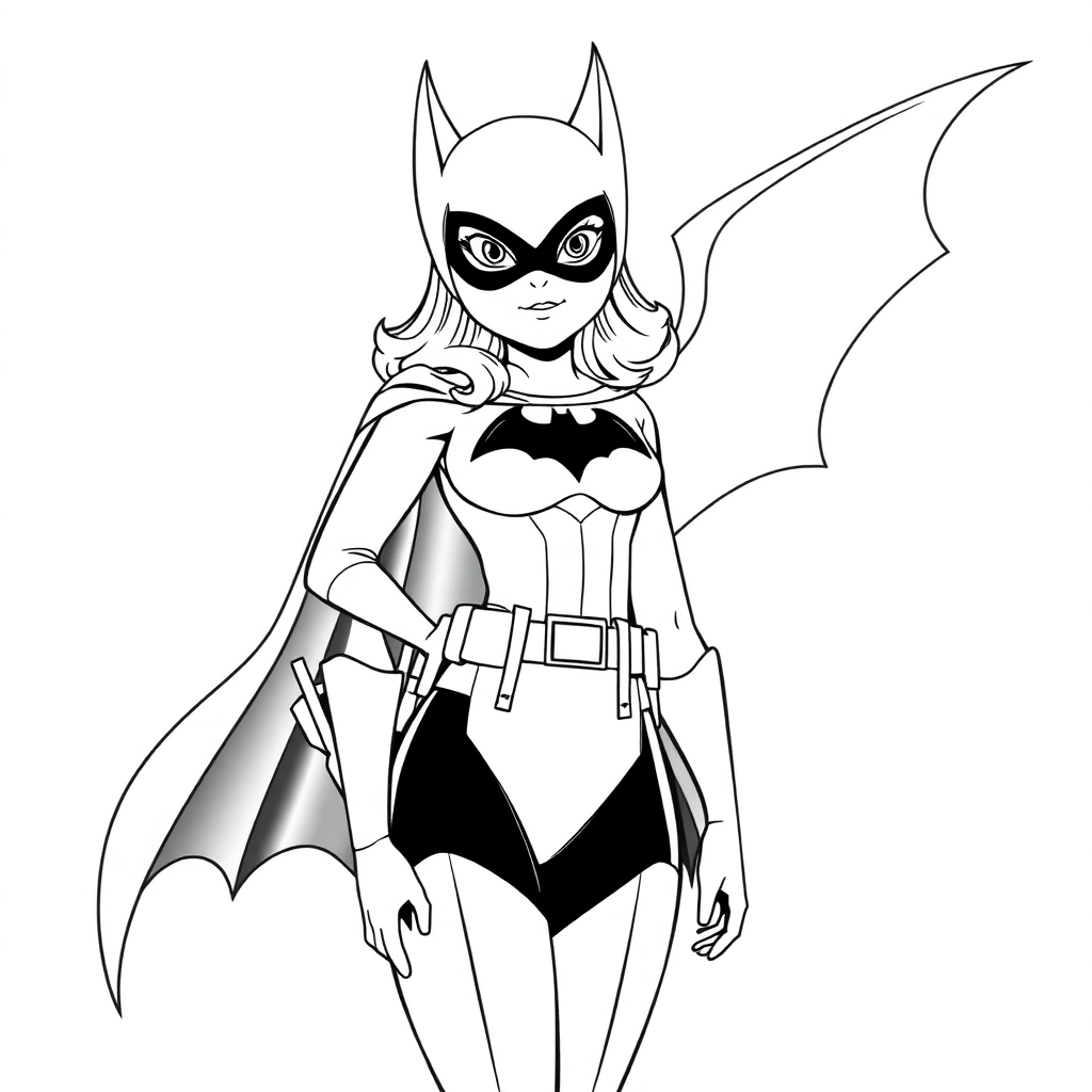 Batgirl صفحات التلوين