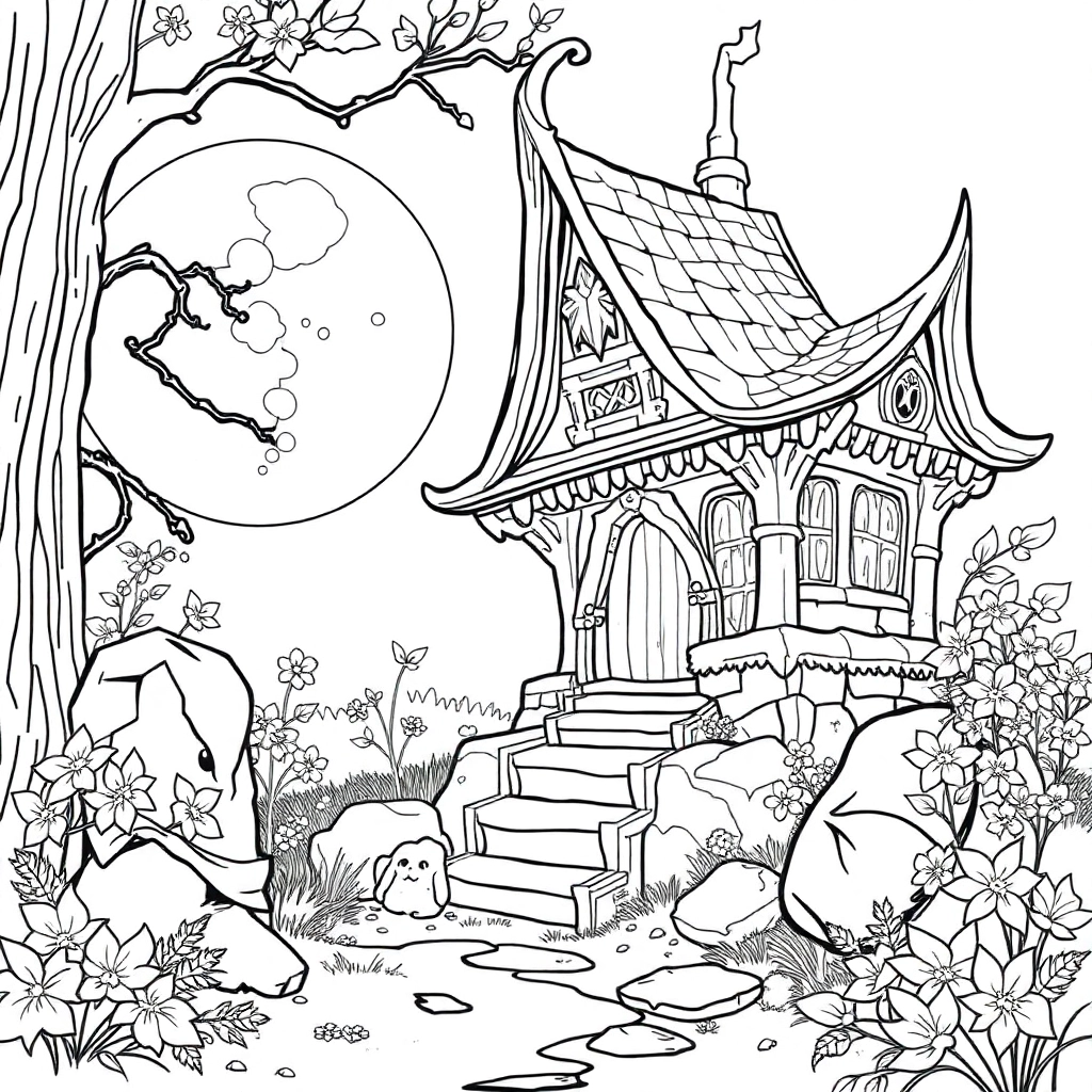 Fantasy world صفحات التلوين