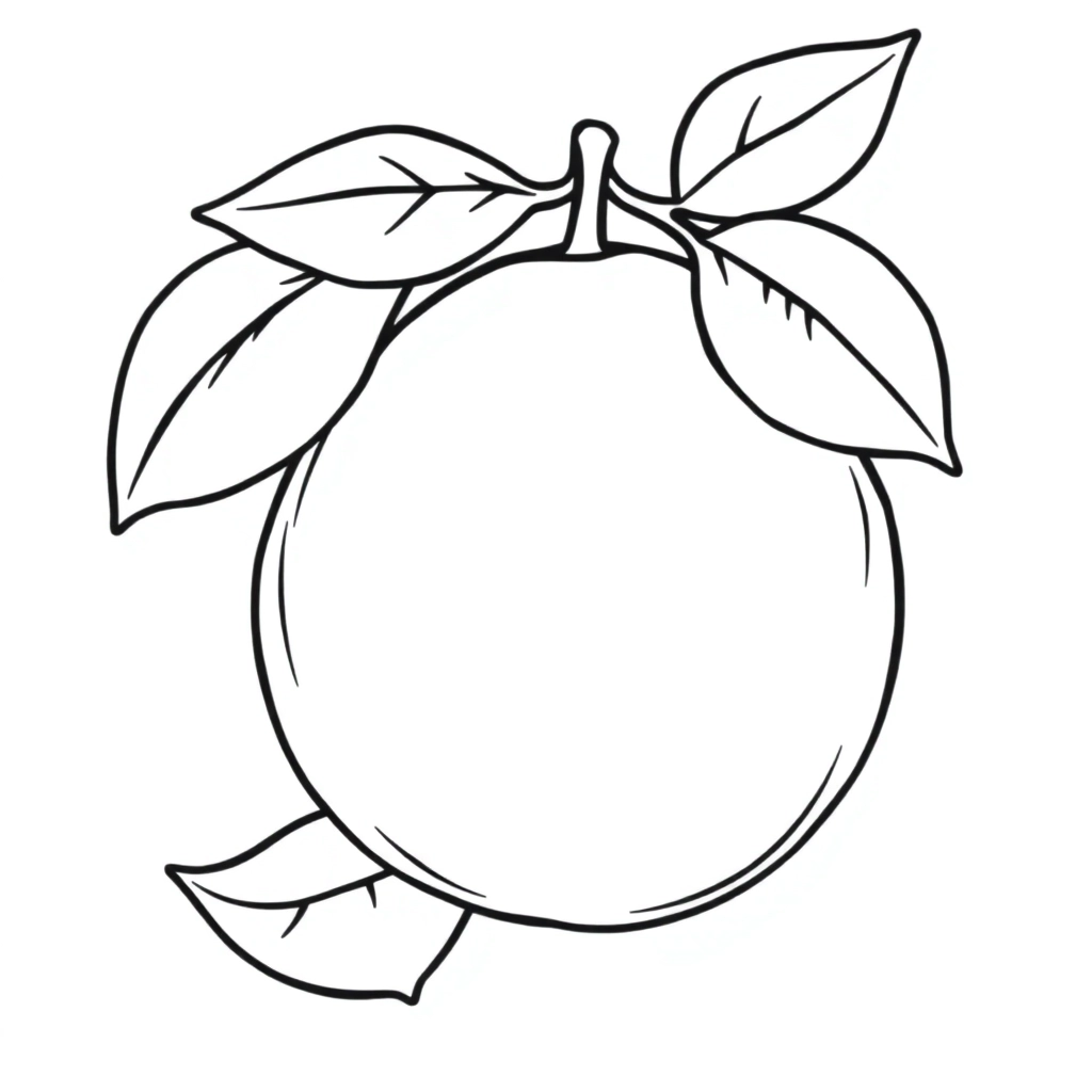 Lemon Coloring Pages