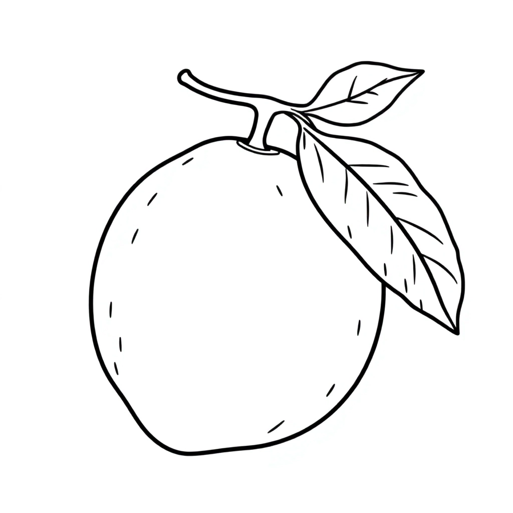 Lemon Coloring Pages