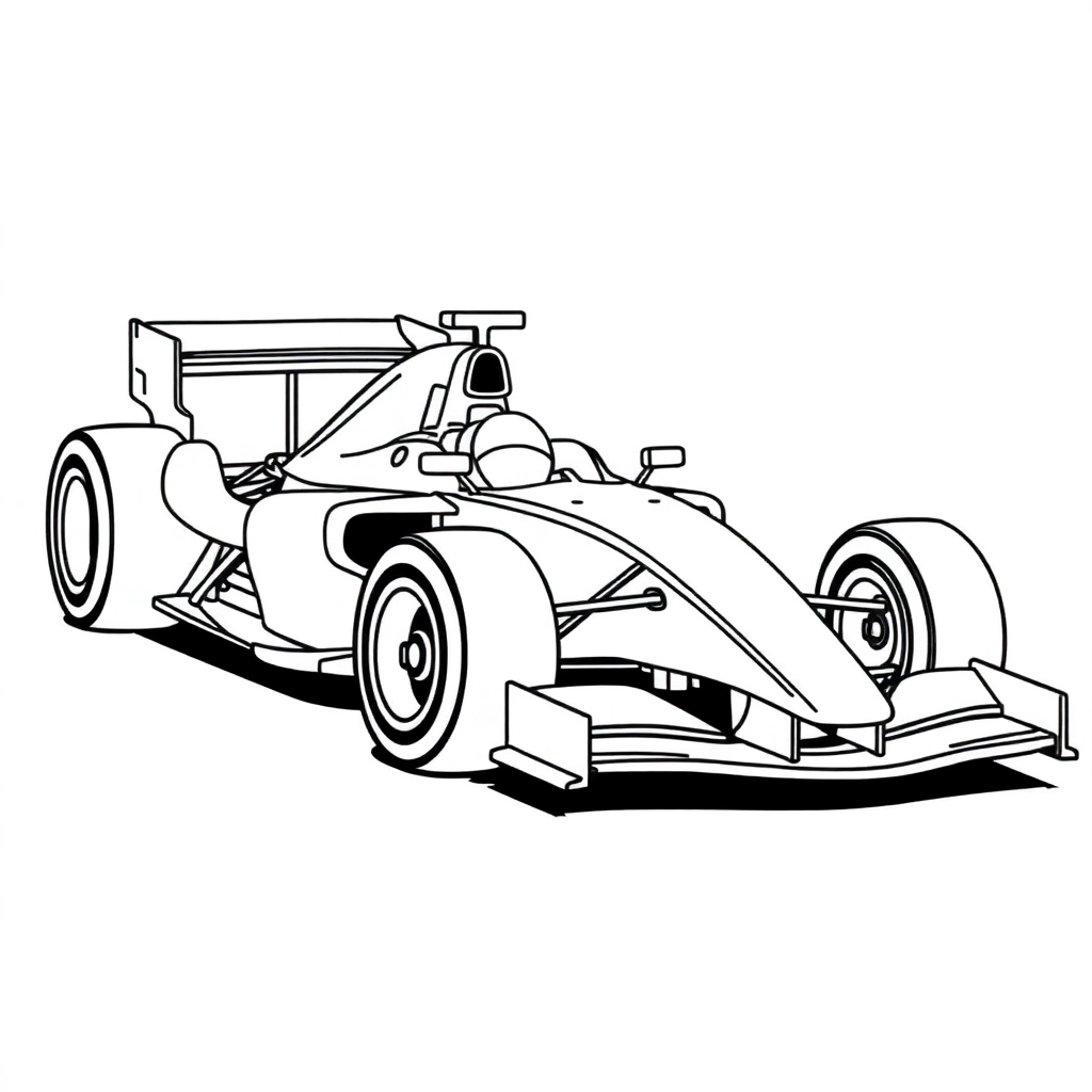 F1 Páginas para Colorear