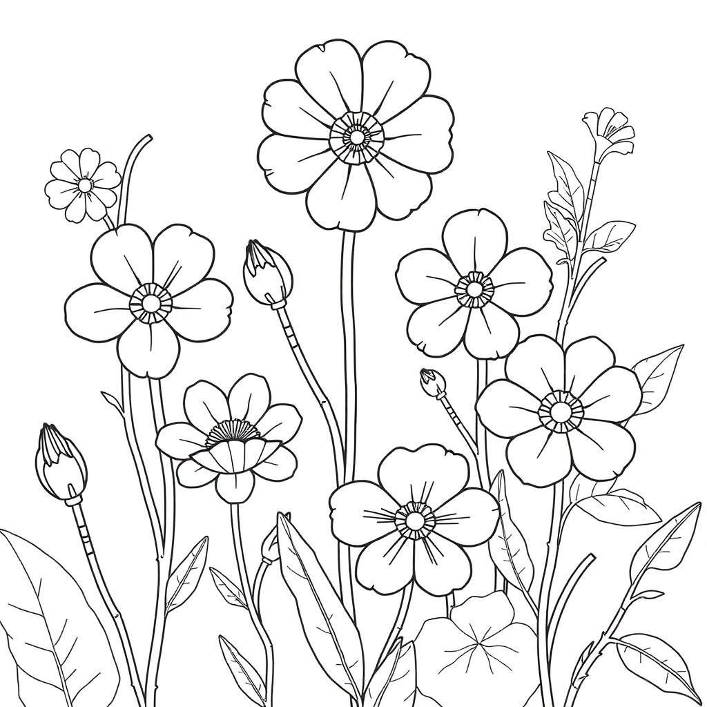 花草 Coloring Pages