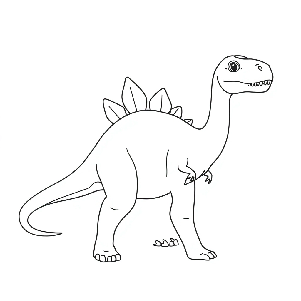 cute dino Coloring Pages