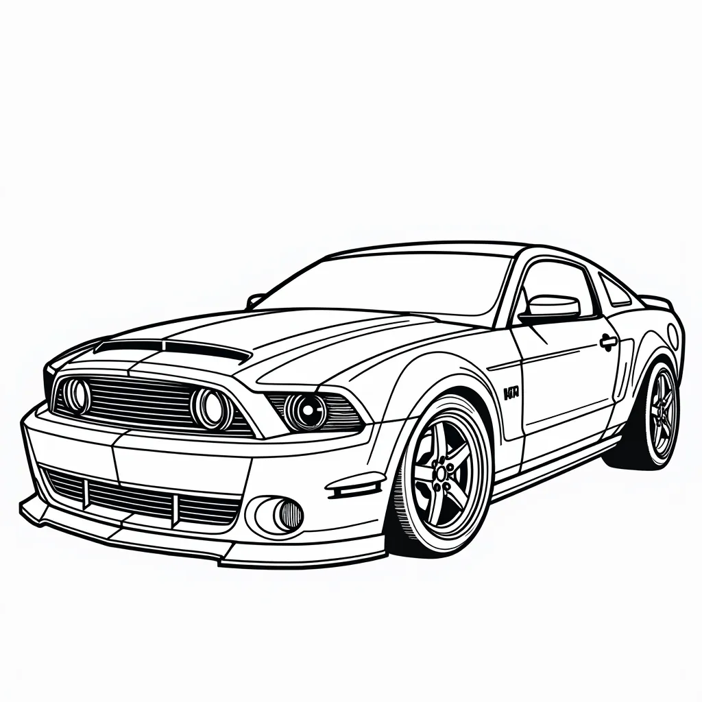 Fast and furious صفحات التلوين