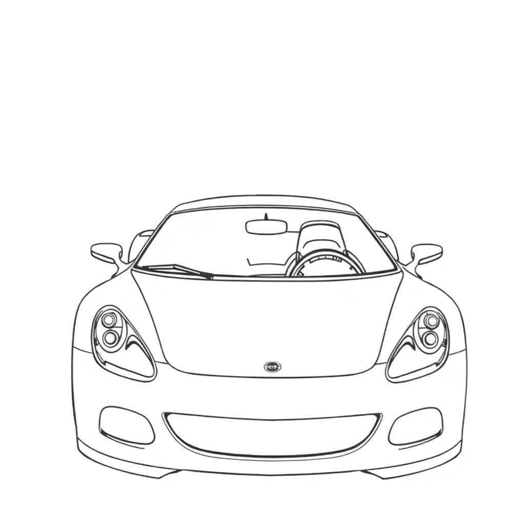 跑车 Coloring Pages