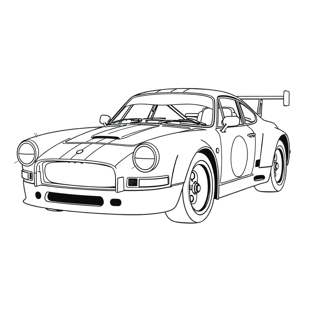 赛车 Coloring Pages