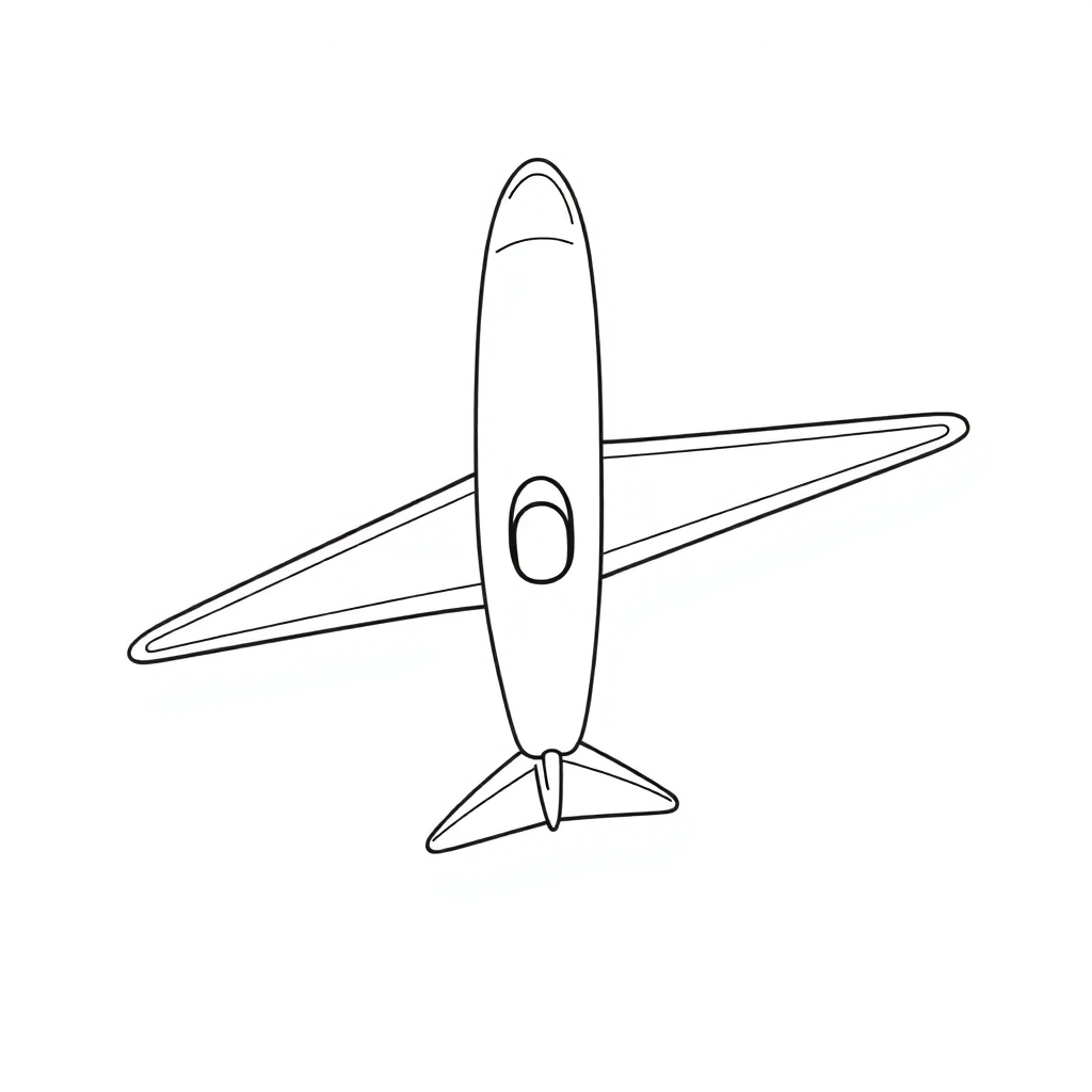 plane Coloring Pages