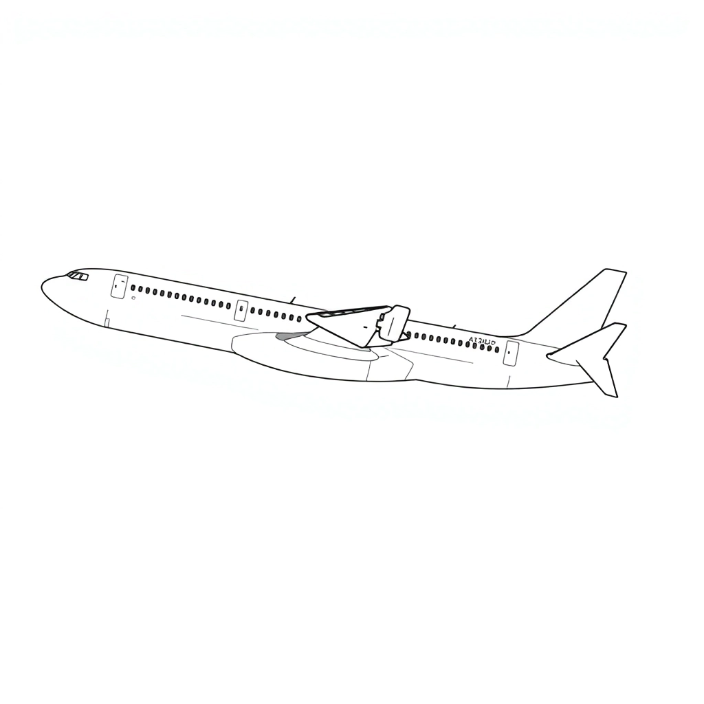 AIRBUS A321XLR صفحات التلوين