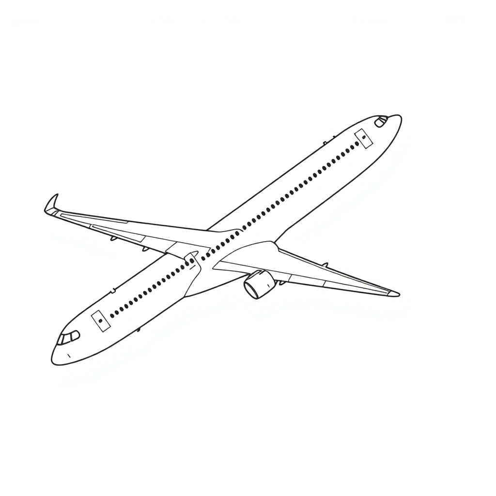 AIRBUS A321XLR صفحات التلوين