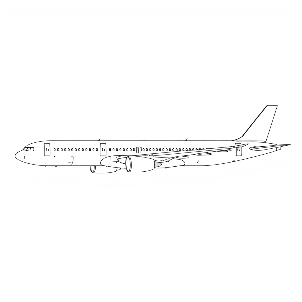AIRBUS A321XLR صفحات التلوين