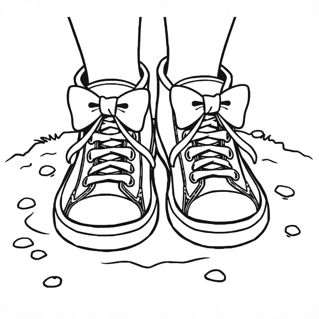 Oncepristine Mary Janes or teaparty shoes now halfsunk in thick mud bows barely visible صفحات التلوين