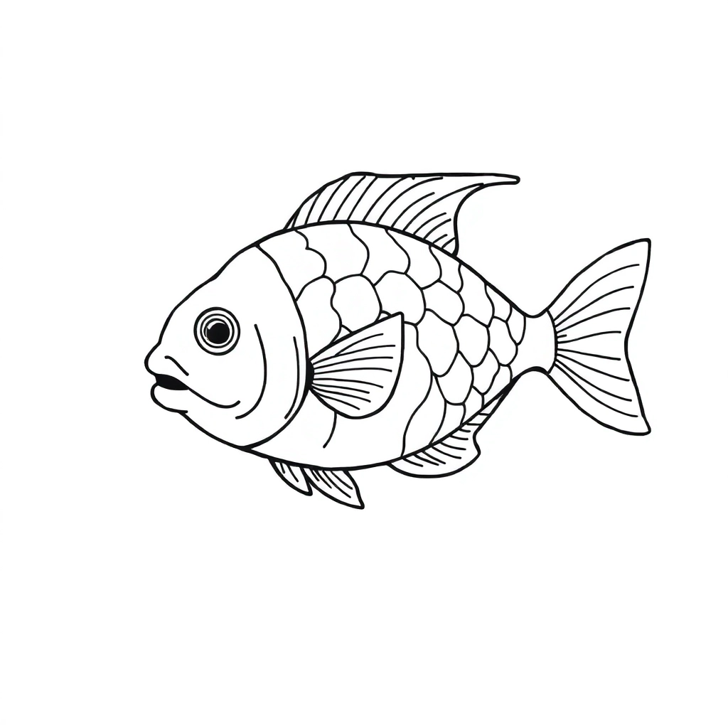 鱼 Coloring Pages