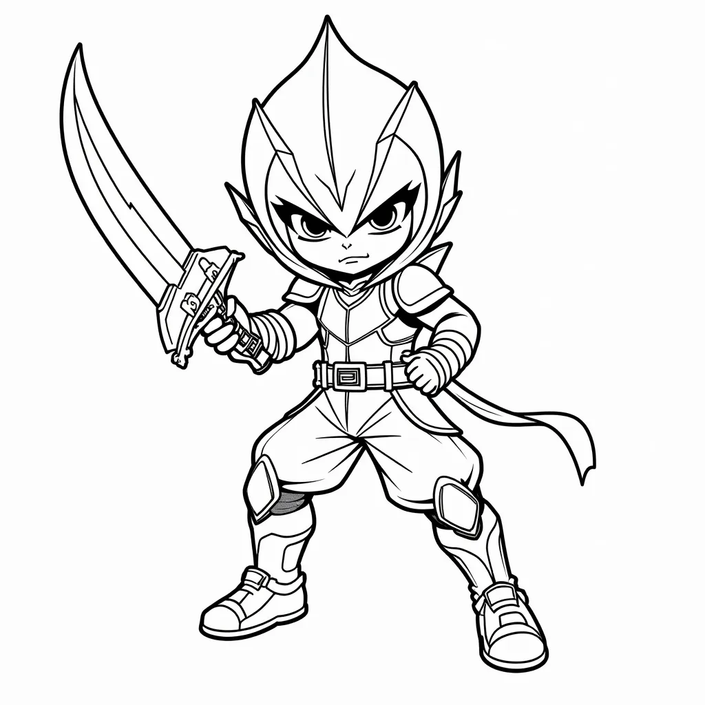 blade attack coloring pages