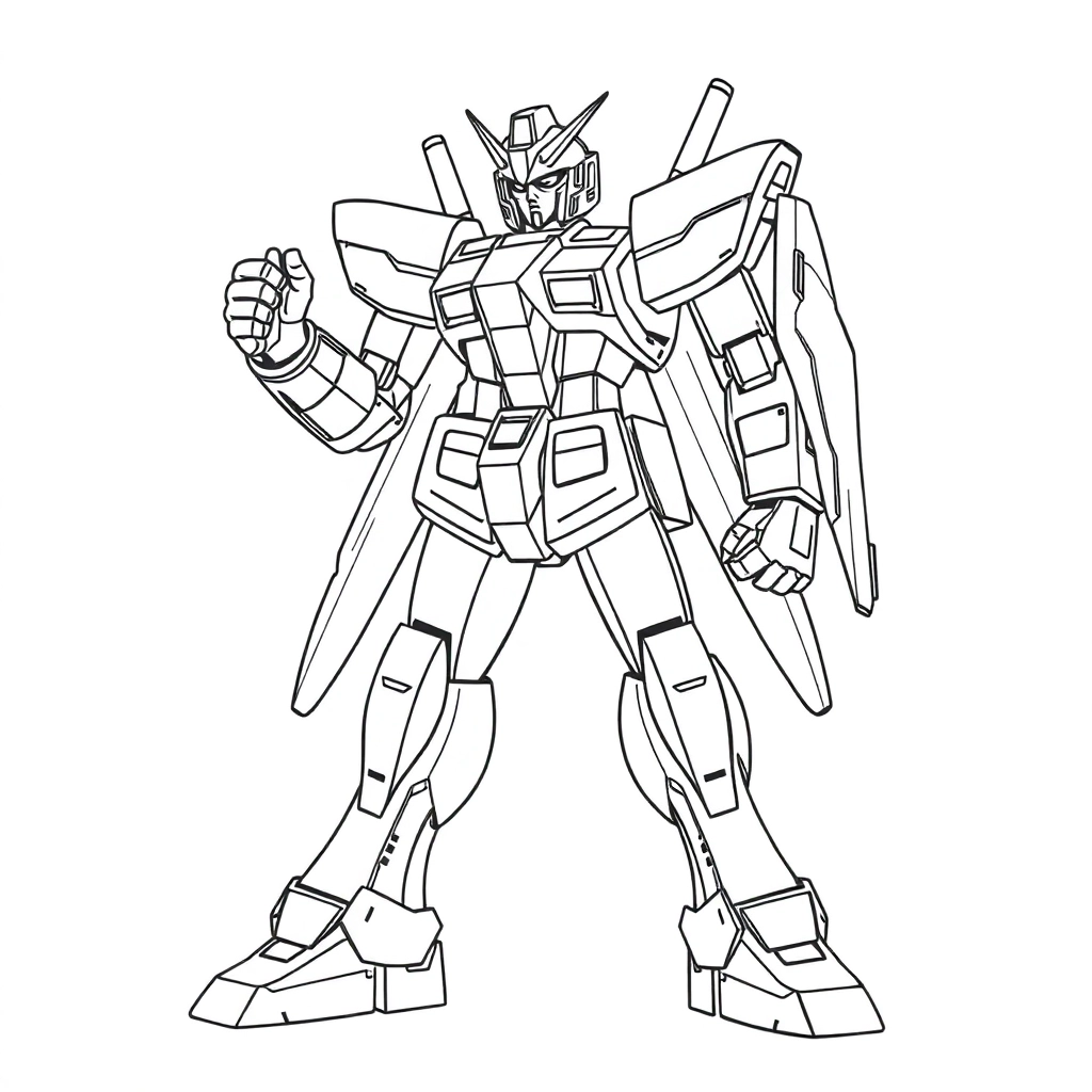 高达 Coloring Pages