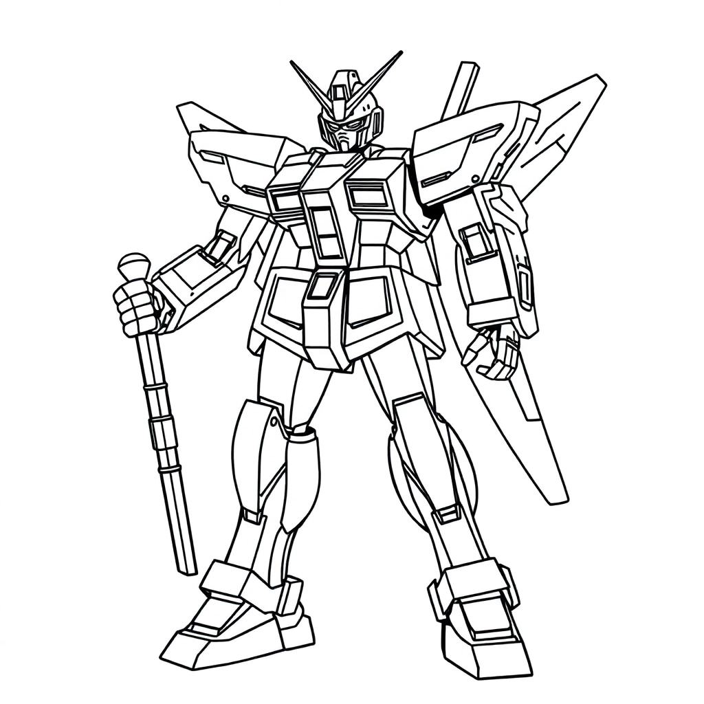 高达 Coloring Pages