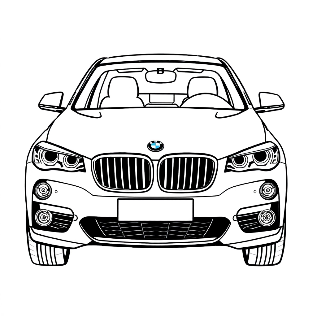 BMW Páginas para Colorear