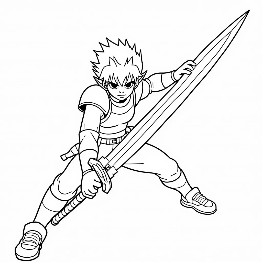 blade attack coloring pages