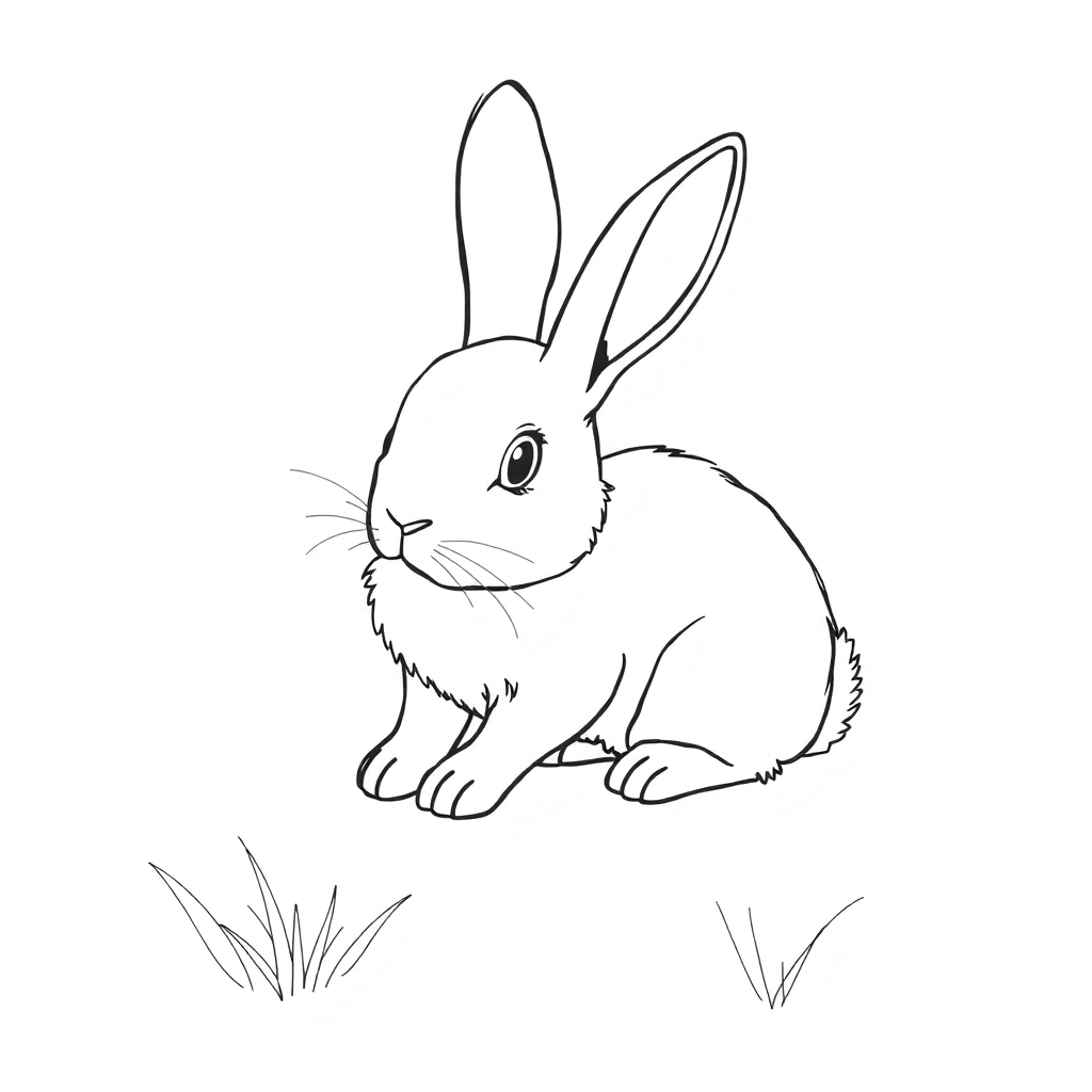 兔子 Coloring Pages